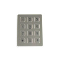 Flat-Keys Keyboard, Suitable for Self-Service Terminal, 12 Corrosion-Proof Stainless Keypad